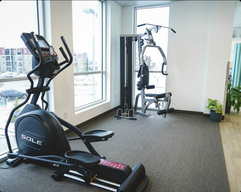 Exercise equipment at Max Physiotherapy