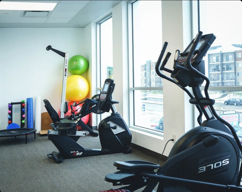 Exercise and rehabilitation area at Max Physiotherapy